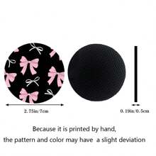 2 pezzi Sottobicchieri per portabicchieri auto con stampa leopardata e fiocco, universali, antiscivolo e antiurto, accessori per interni auto, idea regalo per feste