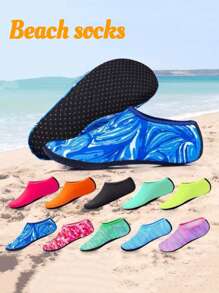 Tất đi biển, Giày lặn, Thích hợp cho Canyoning, Bơi lội, Lặn biển, Làm bằng cao su Chloroprene, Nhẹ, Thoáng khí, Chống trượt, Nhanh khô, Đồ dùng cần thiết cho bãi biển, Phụ kiện bãi biển, Phao bơi - màu đen - Xem 3