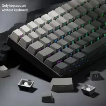APAYADO Teclas Personalizadas em Material PBT com Impressão Lateral Translúcida e Gradiente, Altura OEM Adequada para Interruptores MX, Customização de Teclado Mecânico DIY (Teclado não Incluído)