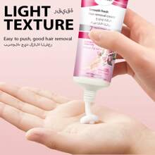 100g 七天脱毛膏，温和脱毛，不刺激，保湿，持久清新，让肌肤如丝般柔滑 - 白色 - 查看 9