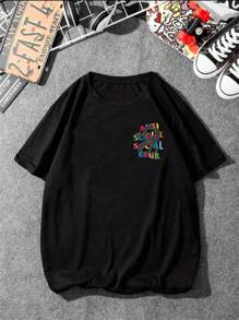 Anti Social Snake T-Shirt Colorful Streetware Style Unisex Male Female 100% Cotton Premium Top Streetwear Launch Immediate Shipping Various Colors!! Plus Size