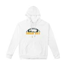 Sudadera con capucha de manga larga para mujer con el logo de Green Bay Football Skyline - Blanco - Ver 4