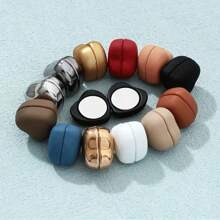 1/4/8 pièces Pinces magnétiques en forme de cœur à la mode pour chemise et pantalon - Boucle amovible multifonctionnelle, multi-couleurs - Parfait pour le col, les poignets, l'écharpe