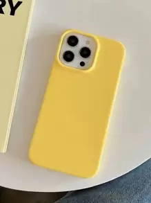 White Color Solid Anti-Fall Phone Case