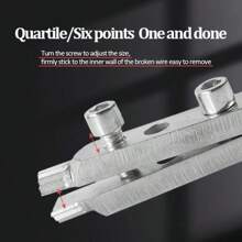 1 Piece Of New Type Water Faucet Angle Valve Wire Puller 2025 Version Upgraded Version New Tool Suitable For Plumbers Portable Special Water Pipe Broken Head Screw Suitable For Ppr, Ppe And Other Water Pipes Drilling And Wire Pulling Set Wire Breaking And Wire Pulling Easy To Disassemble Practical Home Decoration Tool Festival Gift, Birthday Gift For Father, Boyfriend