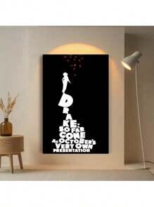 Cuadro de 1 pieza con carátula del álbum "So Far Gone" de Drake, diseño en blanco y negro con corazones rojos, decoración ideal para la habitación y un regalo pensado para los amantes de la música, perfecto para la decoración de la habitación. 1 pieza de pintura en lienzo con marco de madera, grosor 2.25cm/0.9 pulgadas, decoraciones de San Valentín para el hogar, San Valentín, Año Nuevo, decoración del hogar como regalo, decoración estética de la habitación, arte de decoración de pared, regalo perfecto, decoración de pared de otoño e invierno, decoración de la sala de estar, decoración del dormitorio, decoración de la cocina, decoración de la entrada, decoración del baño, pintura de pared directa, póster de pintura de pared de alta calidad, decoraciones de Pascua para mujeres - Multicolor - Ver 3
