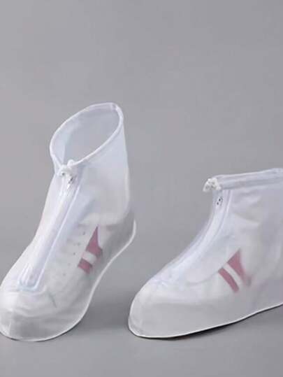 1双透明雨靴套，可重复使用，适合户外、学校、办公室、家庭、旅行、春夏精选、伴娘礼物、房间、卧室装饰、海滩、旅行、男女通用、度假、可爱小物、母亲节礼物、卧室装饰、花园、厨房装饰、夏季、海滩、旅行必备、房间装饰、软萌、毕业季