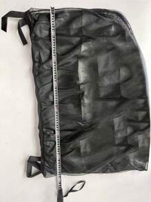2/4pcs Car Seat Back Anti-Mosquito Sunshade Mesh Curtain, Black Mesh Side Window Sunshade, Does Not Block Vision, Breathable Without Affecting Window Rolling