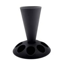 1 pieza Soporte de rack para bolsas de tuberías de varios colores (negro/rojo/gris/azul/todo amarillo), organizador de herramientas de cocina y repostería para boquillas, soporte de exhibición para bolsas de tubería y boquillas