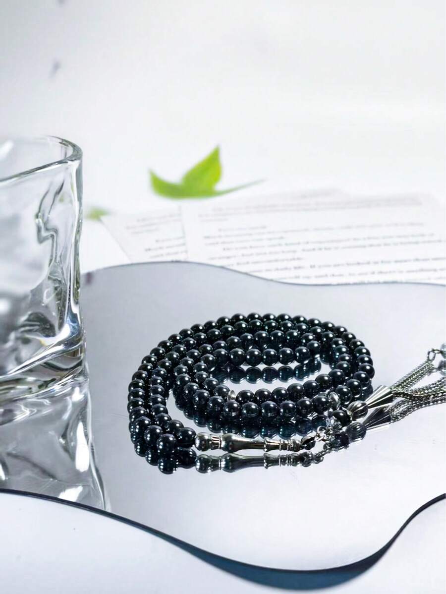 Chaîne De Chapelet Musulman, Perles De Chapelet Musulman Perles De Verre D'imitation 99 Perles