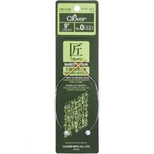 CLOVER Clover Bamboo Circular Knitting Needles Takumi, 9-Inch Size 0