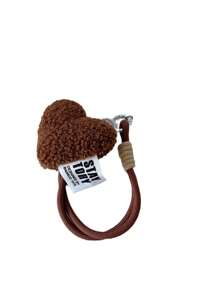 1 件卡通 DIY 手机挂绳手工制作娃娃可爱心形手机挂绳长绳钥匙扣吊坠防丢失，带夹子 - 彩色 - 查看 10