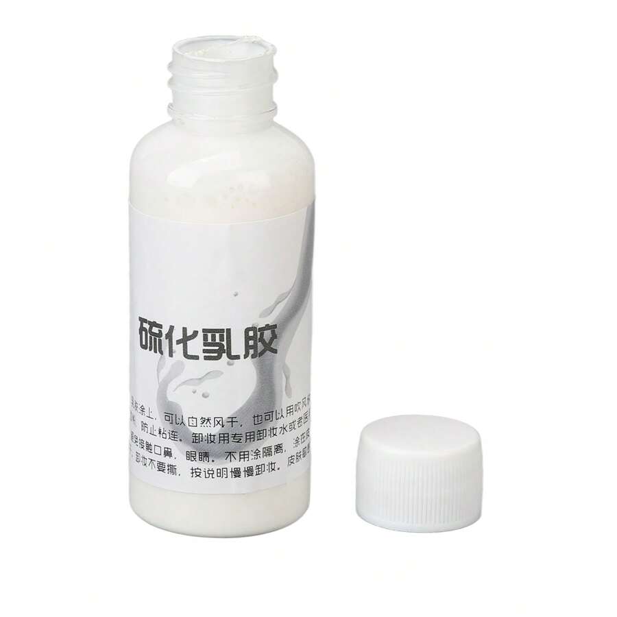 Látex líquido de maquillaje, fácil aplicar arrugas de envejecimiento de látex líquido de Halloween para programas de televisión,