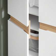 SoBuy Wardrobe KSB01-W - Grey - View 5