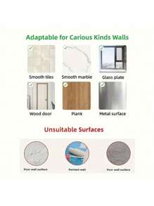 8/4/2/1 件带挂钩的拖把夹收纳架，壁挂式多功能拖把和扫帚架，防水防滑工具收纳架，适用于家庭、浴室、厨房、花园和车库