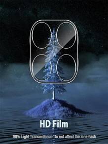 2 PIEZAS Película de vidrio templado para protección de lente de cámara compatible con iPhone/compatible con Samsung Galaxy/compatible con Xiaomi/Redmi/compatible con Huawei/Hono/Magic 6 5 Lite/y talla grande modelos, superficie brillante de alta definición, a prueba de explosiones, adsorción automática, alta dureza, diseño con borde redondeado a prueba de polvo