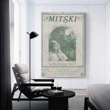 1 件无框墙面艺术海报流行歌手音乐歌手 Mitski 海报适用于房间美学帆布墙面艺术卧室装饰礼品卧室印刷品家居装饰挂画房间装饰墙壁艺术装饰海报印刷品壁画卧室客厅装饰办公室 - 彩色 - 查看 7