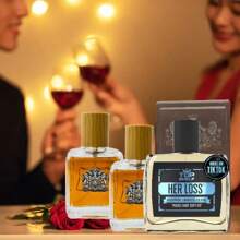 3pcs Perfume. Her Loss Cologne For Men, Pheromone Cologne For Men, Hypnosis 2.0 Cologne For Men, Pheromone Perfume For Men Fragrance - Chocolate Brown - View 2
