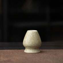 日本陶瓷抹茶茶筅架绿茶茶筅碗竹制搅拌器研磨器刷茶具架茶具配件茶具 - 彩色 - 查看 17