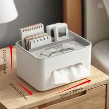 Caja de pañuelos multiusos para sala de estar, baño, mesita de noche, escritorio de oficina, etc. Decoración del hogar para el baño, organizador de baño, decoración de otoño, de vuelta a la escuela