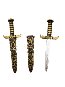 1pc Electroplated Pirate Sword Prop For Holiday Photo Shoot, Halloween Performance Weapon Prop, Toy Sword - Multicolor - View 8