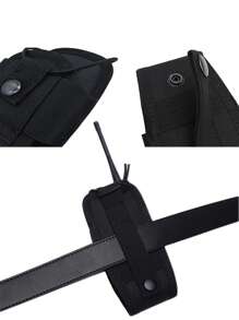 1000D Molle Radio Walkie Talkie Pouch Waist Bag Holder Pocket Portable Interphone Holster Carry Bag For Hunting Camping