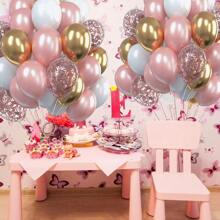 30 قطعة بالون مطاطي مطرز بنيران وأنتيكات معدنية قطر 12 إنش لحفلات الأعياد والأعراس والتزيين