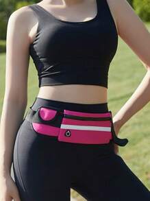 Pochete refletiva para corrida para homens e mulheres - Pochete ajustável à prova d'água com bolso para celular - Ótima para corrida ao ar livre e ciclismo