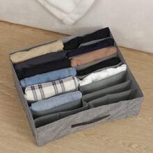 1PC Closet Storage And Storage System - Multi Grid Storage Box, Double Row Storage, Suitable For Storing Underwear, Underwear, Socks, Shirts, Sweaters, Pants, Etc. In Cloakrooms And Bedrooms