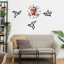 Wedding, Silent Wall Clock, Bedroom Wall Decor, Wall Decor, Gifts Ideas Presents For Mum - Mixed Colors - View 4