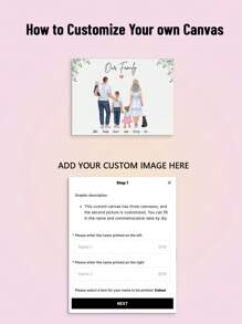 1 pieza Impresión personalizada con diseño de familia Impresión de arte de familia personalizada Regalo personalizado para la familia Nuestra impresión de familia Regalos personalizados para la familia Cumpleaños Graduación