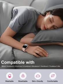 Bands Compatible With Apple Watch Band 38mm 40mm 41mm 42mm 44mm 45mm 46mm 49mm Women Men, Soft Silicone Sport Replacement Band Compatible With Apple Watch Apple Watch Series 10 9 8 7 6 5 4 3 SE Ultra