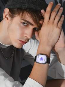 Bands Compatible With Apple Watch Band 38mm 40mm 41mm 42mm 44mm 45mm 46mm 49mm Women Men, Soft Silicone Sport Replacement Band Compatible With Apple Watch Apple Watch Series 10 9 8 7 6 5 4 3 SE Ultra