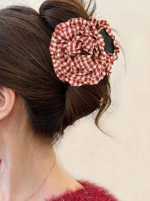 Floral Style Full Back Of Head Elegant Hair Clip For Women, New Style Hair Clip, Versatile Hair Claw. Hair Clips Hair Jaw Clip Hair Clamps Hair Clutch Hair Catcher Clip, Beach Accessories, Claw Clip Fall Winter Flower Hair Accessories For Women For Vacation Outfits Woman