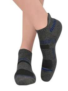 100/60/30/10/5/2/1pc 男士短款夏季运动袜 透气吸湿排汗 弹力 条纹设计 多种颜色可选 限时优惠 - A - 查看 9