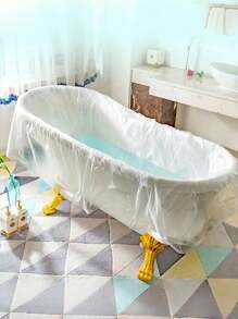 5 件一次性浴缸衬垫、旅行便携式沐浴袋、SPA 浴垫套