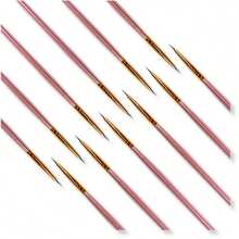 Arte Seducao Kit Of 12 Brushes Fine Tip Nail Decoration Make-Up Delineated Multipurpose Delicate Artistic Nail Art Lines - 淺粉色 - 查看 4