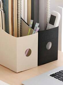 3pcs/1pc,Desktop File Rack Students Use Data Rack Office Supplies To Organize Plastic Bookshelves File File Storage Box, School Season,Back To School,School Supplies