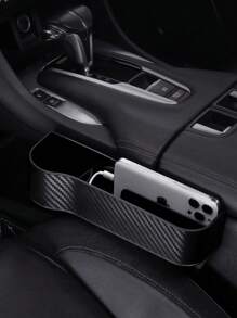 Car Seat Gap Storage Organizer - Large Capacity Design, Easy To Access, Prevent Items From Falling, Simple Installation, Suitable For Most Cars, SUVs And Trucks - Perfect For Driver And Passenger Seats, Easy To Use, Keep The Car Tidy, Car Storage Box Car Seat Gap Armrest Box Storage Box, Car Supplies Good Things Practical Mobile Phone Placement Box