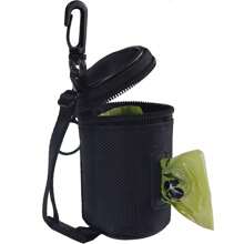 Pet Out-Going Cleanup Bag, Pet Dog Poop Dispenser, Pet Storage Pouch - Black - View 6