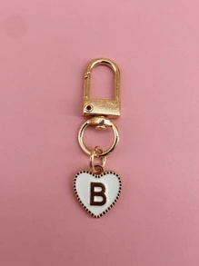 HAILIAN A Bag Pendant Designed Based On English Letters, With A Fashionable And Simple Style, Suitable For Halloween Costume Matching, Suitable For College Students And Elementary School Students Bag Pendant, Car Keychain, Birthday, Holiday, Back To School Season, Halloween Small Gifts - White - View 27