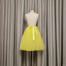 Women's High Waisted Asymmetrical Tulle Skirt Wedding Petticoat, 4 Layers Tulle + 1 Layer Lining Tutu Skirt, Bridesmaid Skirt, Long Colorful Skirt With Puffy Design, Ball Gown, Princess Skirt Fall Clothes For Women - Multicolor - View 10