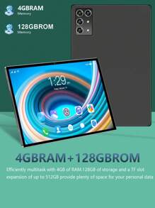 Qetupa S3 10.1 Inch Android 13 Tablet,HD(1280x800) IPS Touch Screen,4GB RAM+128GB ROM,A523 Octa-Core 2.0GHZ Processor,5MP Front Camera&13MP Rear Camera,6000mAh Battery,802.11ac WIFI5 2.4G+5G,BT 5.0,Supports 512GB Expansion