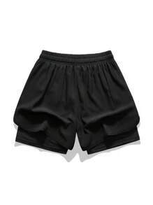3 Pcs Summer Thin Casual Sports Shorts For Men, Suitable For Workout, Running