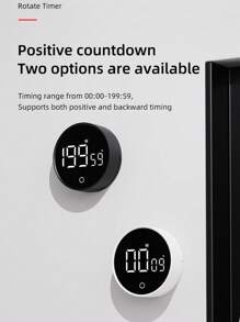 200 Minute Rotary Timer, Multi-Functional Silent Desktop Timer, Easy Countdown Timer For Tasks, Cooking, Time Management Reminder (Battery Not Included)