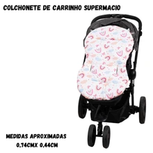 Baby Comfort Cover Kit + Stroller Mat + Reducer Support + Belt Protector - 粉紅彩虹 - 查看 5