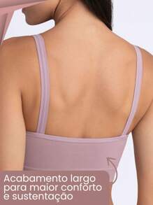 Kit 3 Top Lupo Adulto Feminino Básico Sem Costura e Sem Bojo Advanced Confortável Loba