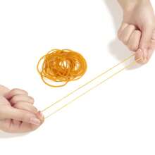 100pcs/Pack 38mm Diameter Elastic Rubber Bands, High Elasticity Office Supplies Binding Rope - Multicolor - View 4