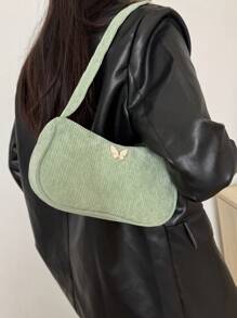 Solid Color Casual Lightweight Luxury Shoulder Bag, Suitable For Women Spring/Summer Daily Commute