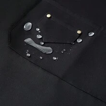 1pc Unisex Apron For Restaurants, Kitchens & Cooking, Chef Uniform Apron For Cafes, Extra Wide Straps, Comfortable & Easy To Clean, Oil/Water Resistant